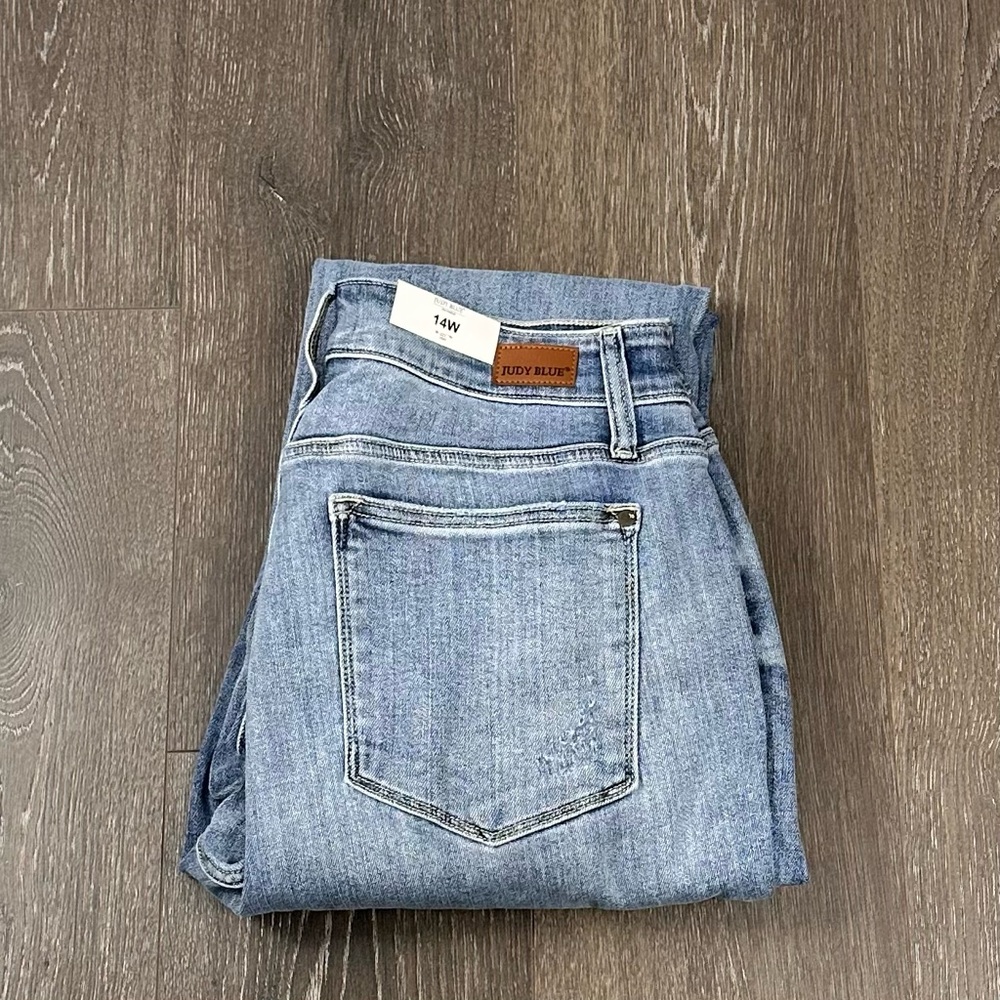 Judy Blue Rock Springs Mid Rise Boot Cut Sz 14W